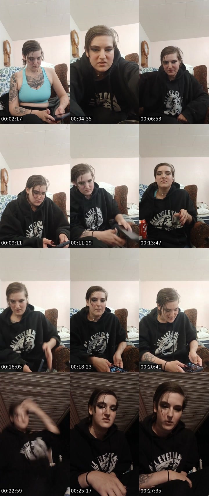 Contact-sheet preview of Rio-49567075's Liveme recording