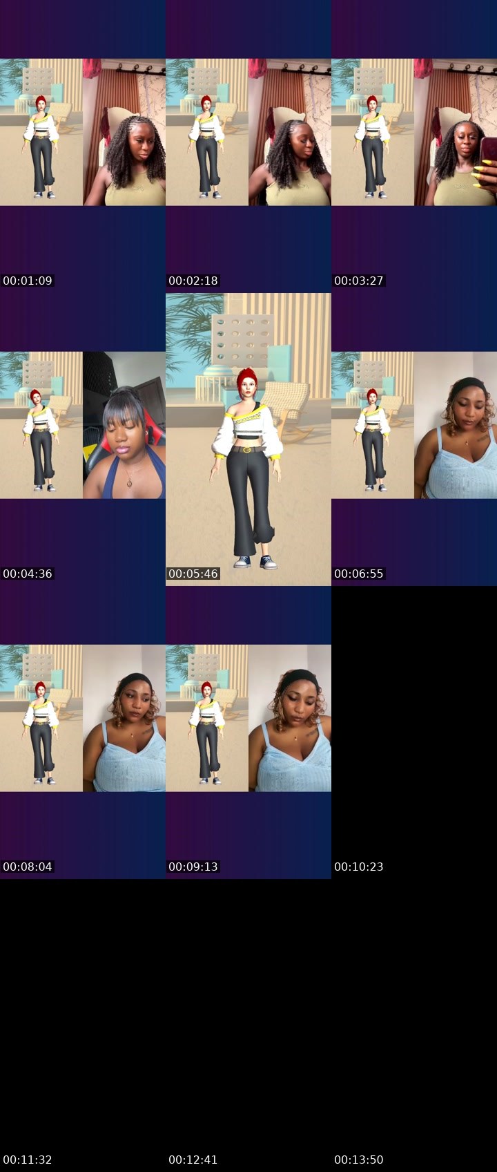 Contact-sheet preview of 🚩§gtLəªhDºugh's Liveme recording