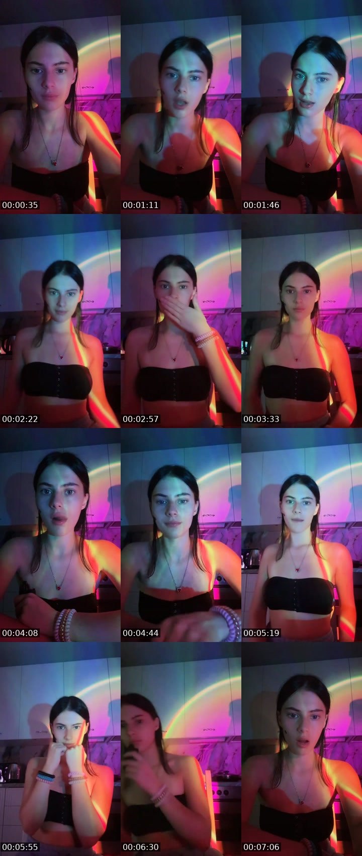 Contact-sheet preview of Natti😈's Liveme recording