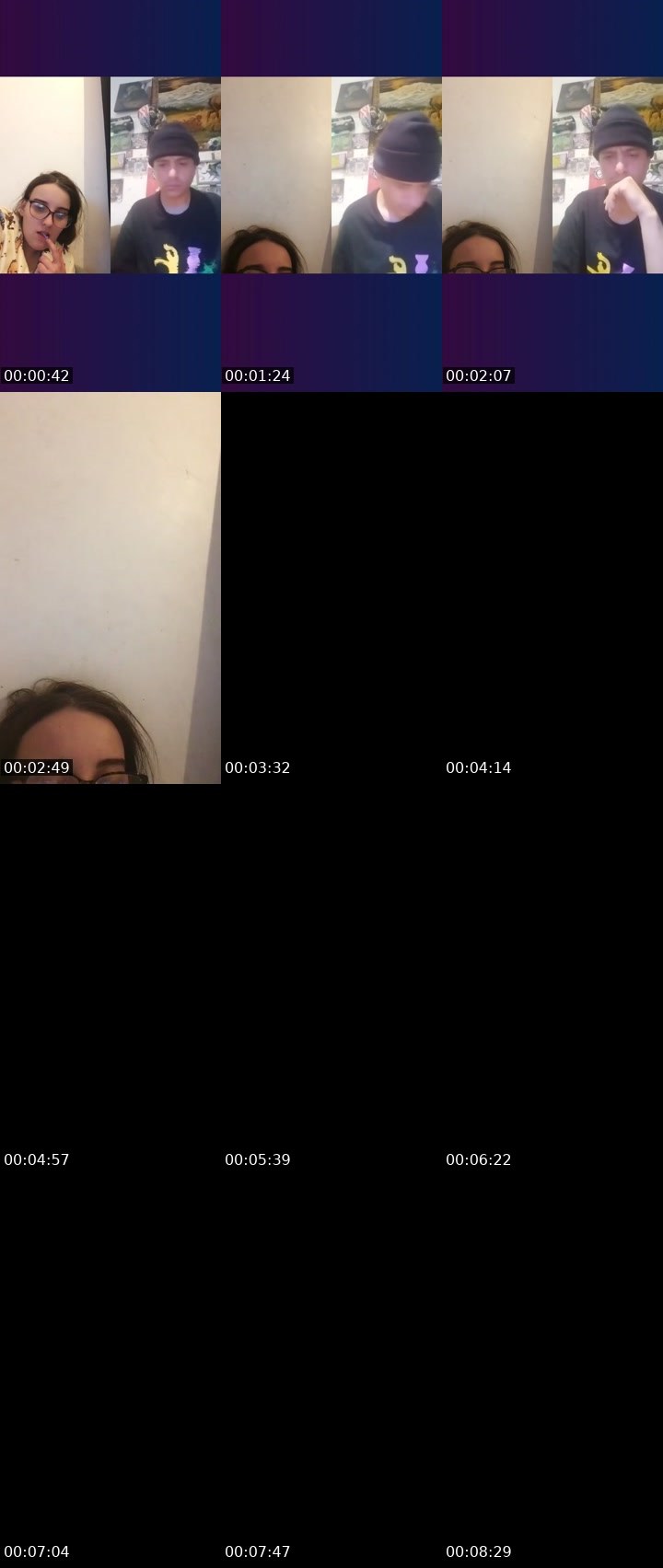 Contact-sheet preview of Jules-181271883's Liveme recording
