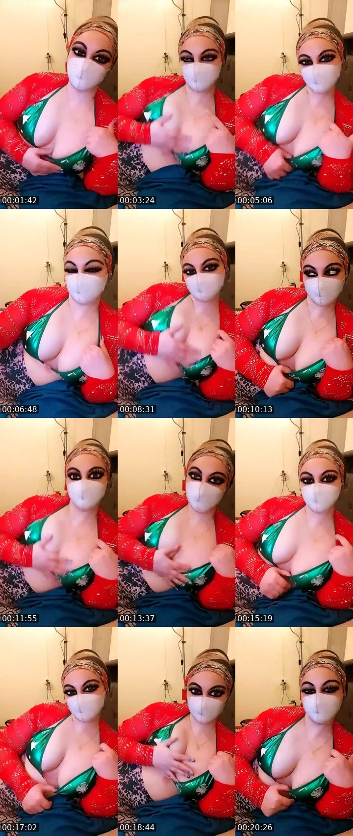 Contact-sheet preview of CALI🔥🔥's Liveme recording