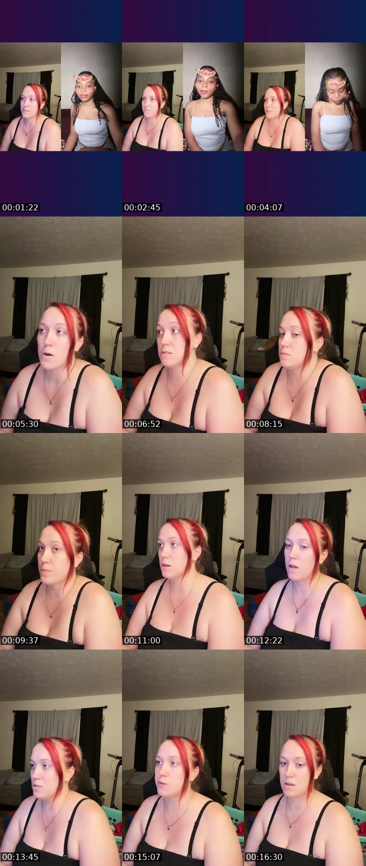 Contact-sheet preview of 🎡ItzUniqueCiCi💋's Liveme recording