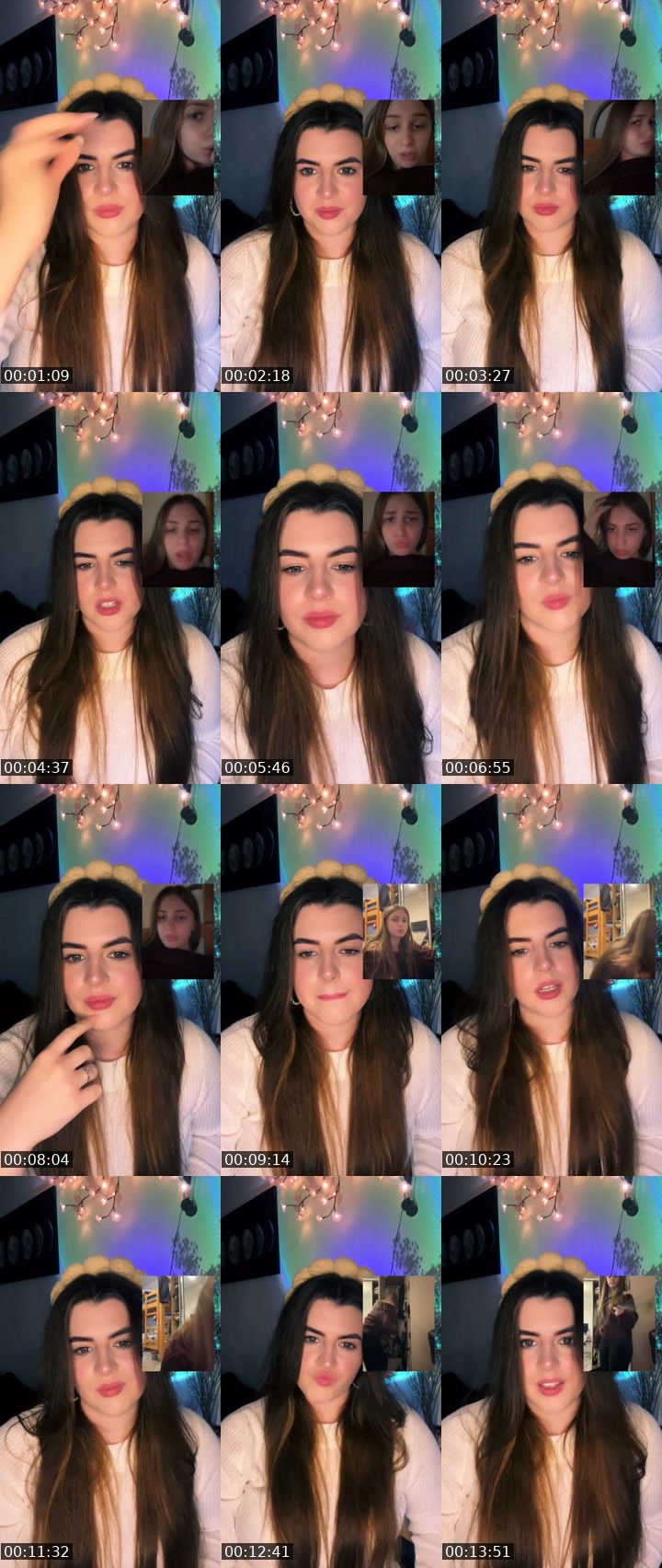 Contact-sheet preview of 🦋Nuvella🦋's Liveme recording