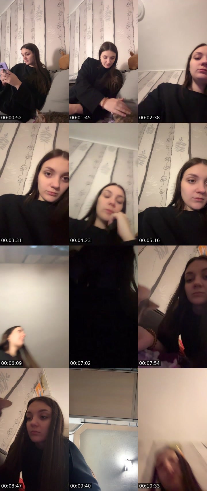 Contact-sheet preview of Dorina🎀's Liveme recording