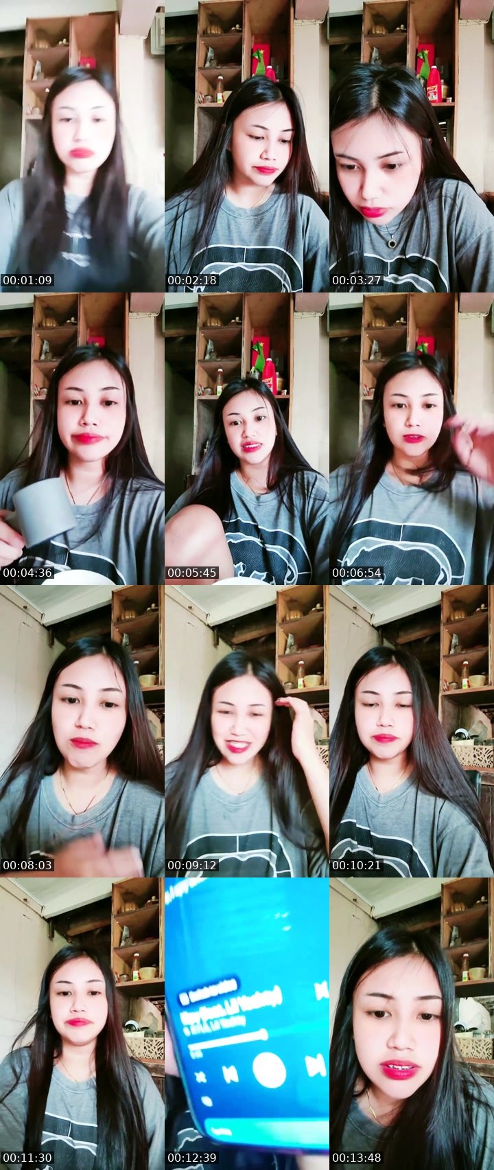 Contact-sheet preview of 👸🏻𝑀𝒶𝓎𝓊𝓂𝒾🍓's Liveme recording