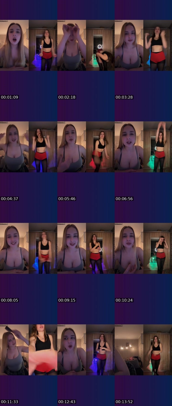 Contact-sheet preview of 🌿Lia Pixie🧝🏻‍♀️'s Liveme recording