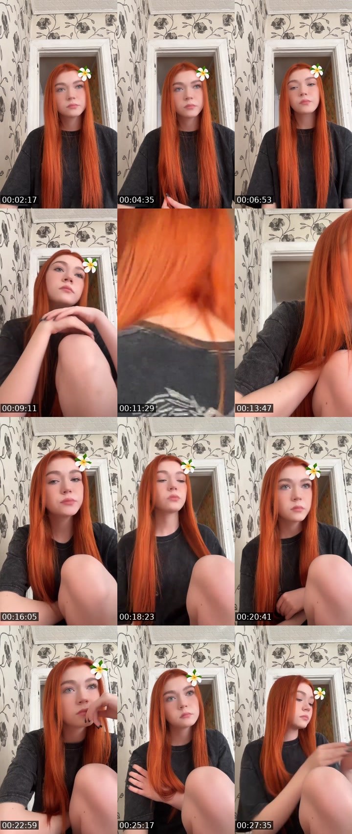 Contact-sheet preview of Elizabeth🪷's Liveme recording