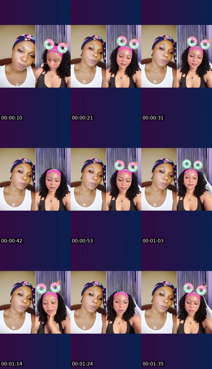 Contact-sheet preview of 🎭🩷Agoddess🏦's Liveme recording