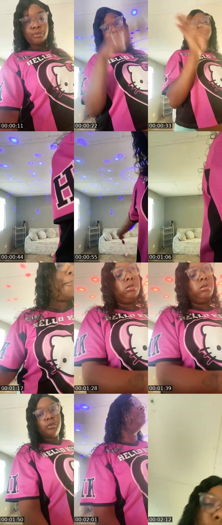 Contact-sheet preview of JuicyyBabyyy🤤🤤's Liveme recording