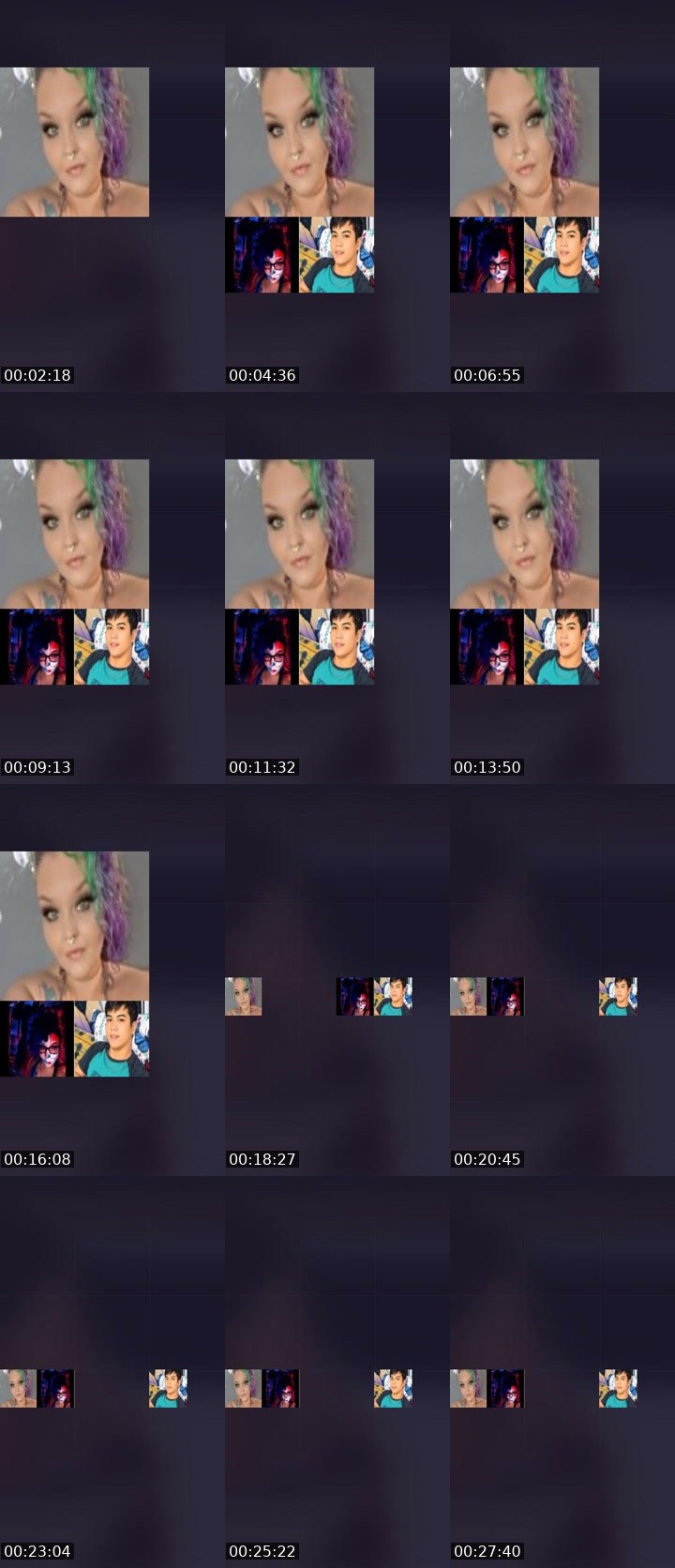 Contact-sheet preview of 🔗Karma Sutra💤's Liveme recording