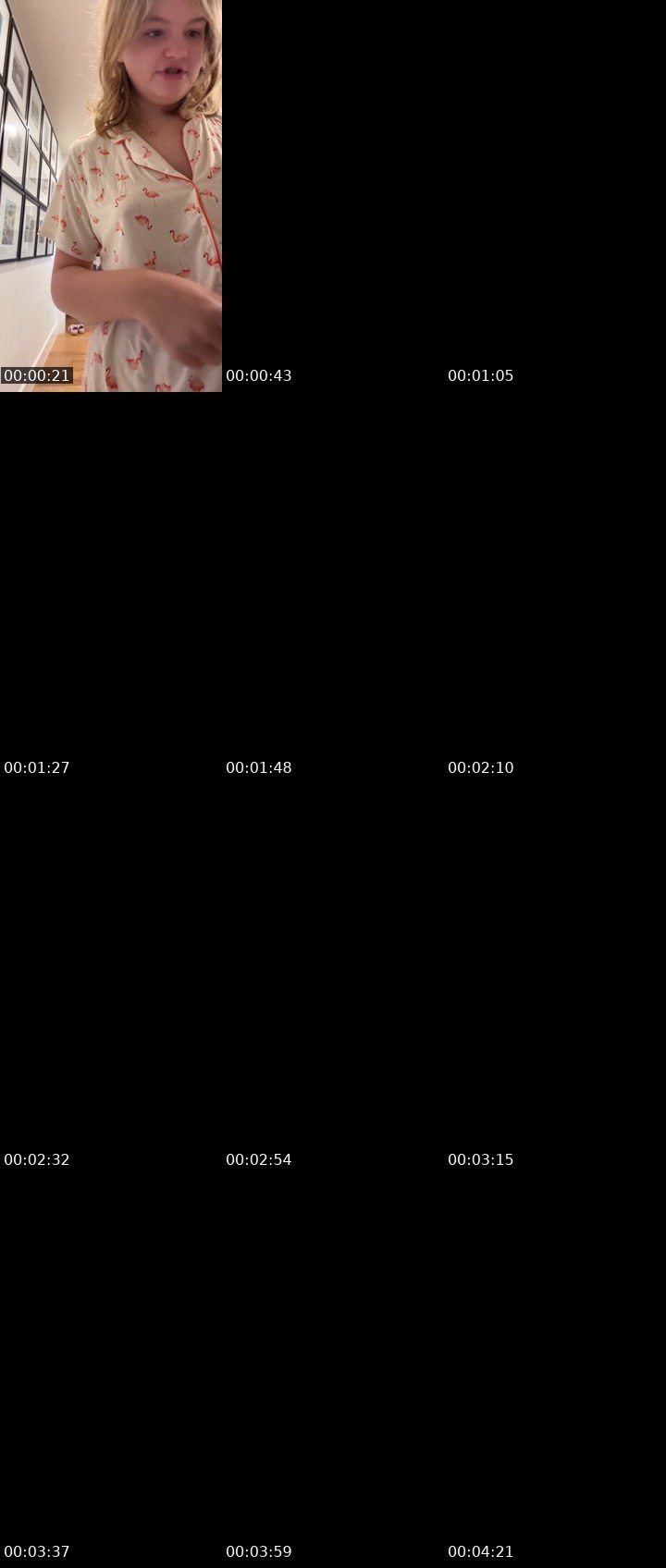 Contact-sheet preview of Lizforthewin's Liveme recording