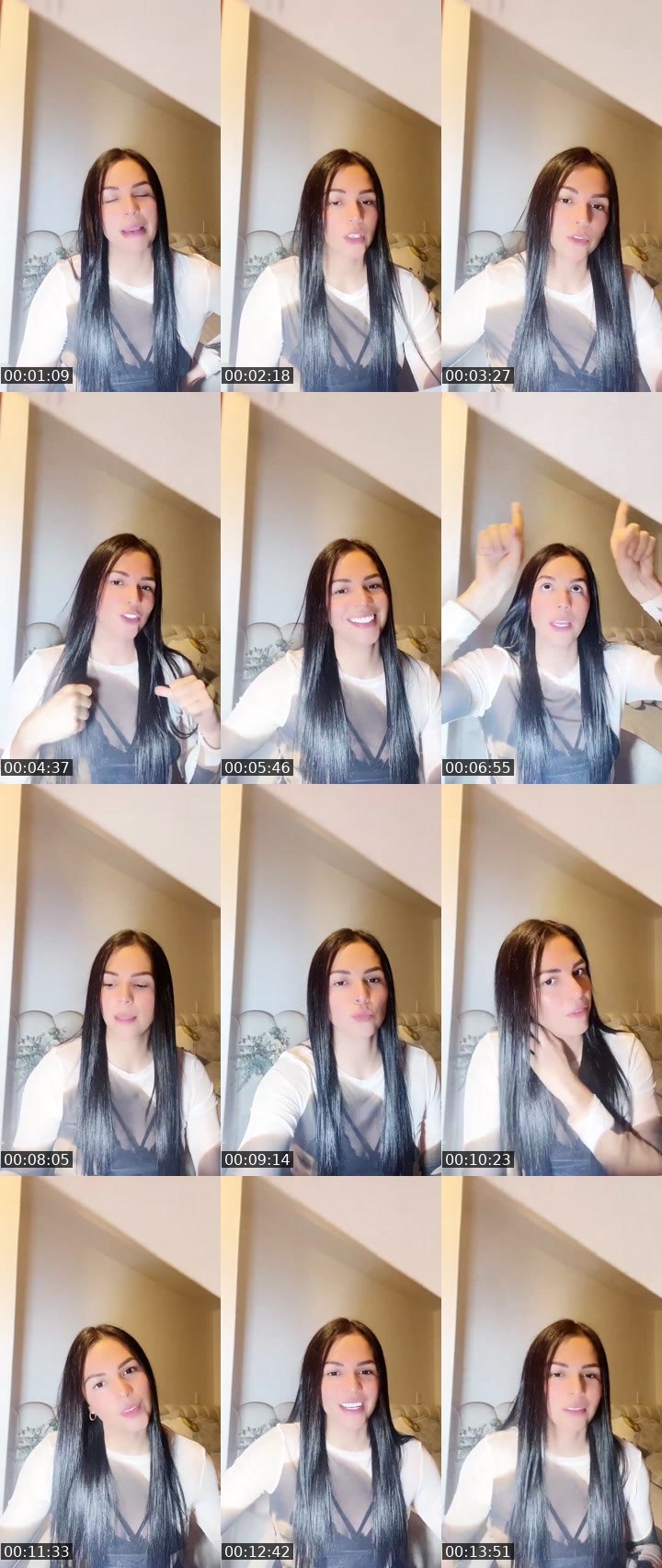 Contact-sheet preview of 🌐✨Pao🎀's Liveme recording