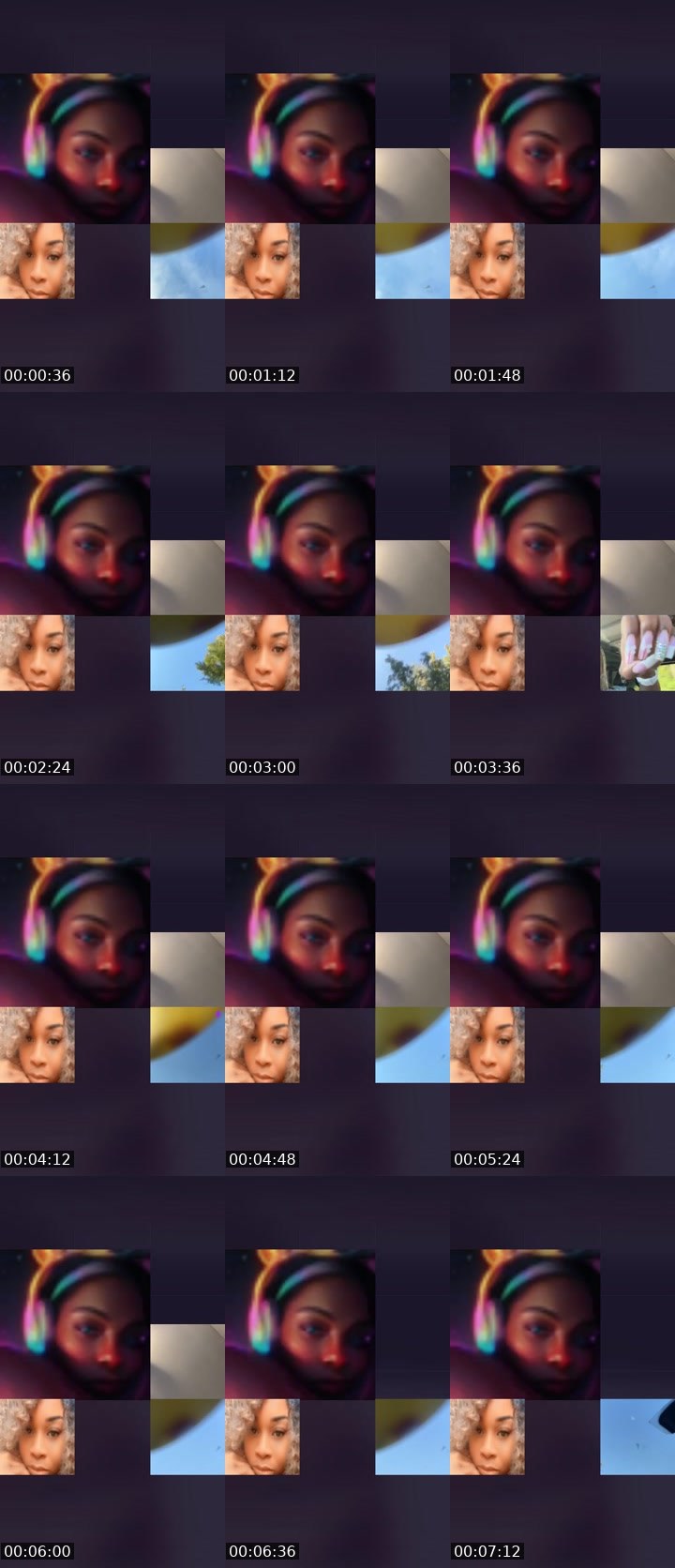 Contact-sheet preview of 🎤LãdySong🌐♎️🤔's Liveme recording