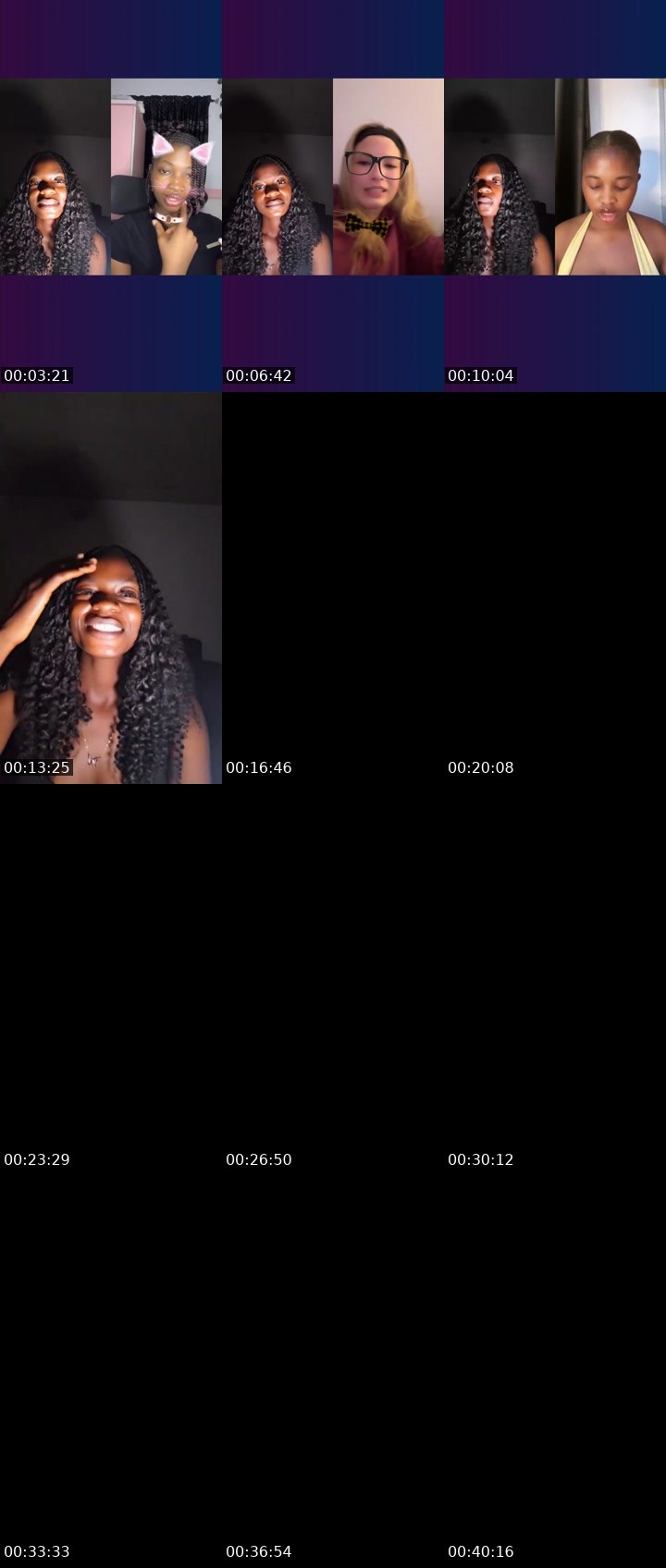 Contact-sheet preview of $💸Imma🟦⛓️'s Liveme recording