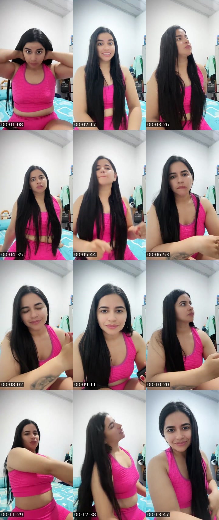 Contact-sheet preview of Daniela G's Liveme recording