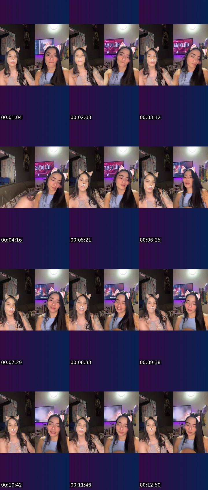 Contact-sheet preview of 🫦•ɳαƚαα•👑🧸🥥's Liveme recording