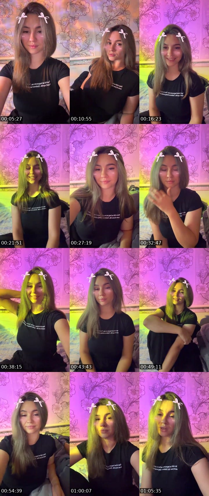 Contact-sheet preview of 🔮𝐘𝐨𝐮𝐫𝐥𝐞𝐫𝐫🤍's Liveme recording