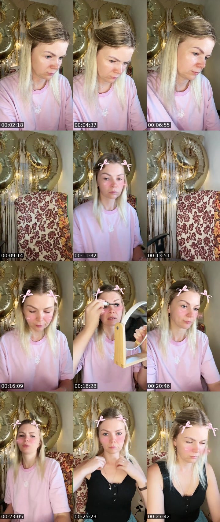 Contact-sheet preview of 🐨HELEN ㋡19🏔️'s Liveme recording