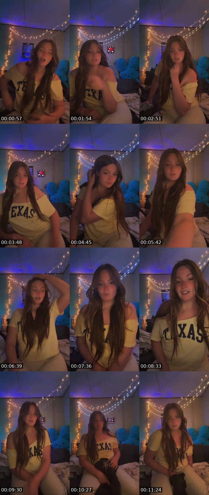 Contact-sheet preview of MKAELY's Liveme recording