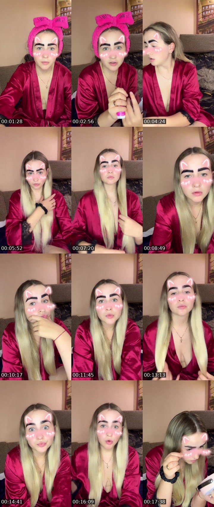 Contact-sheet preview of Olivka❤️'s Liveme recording