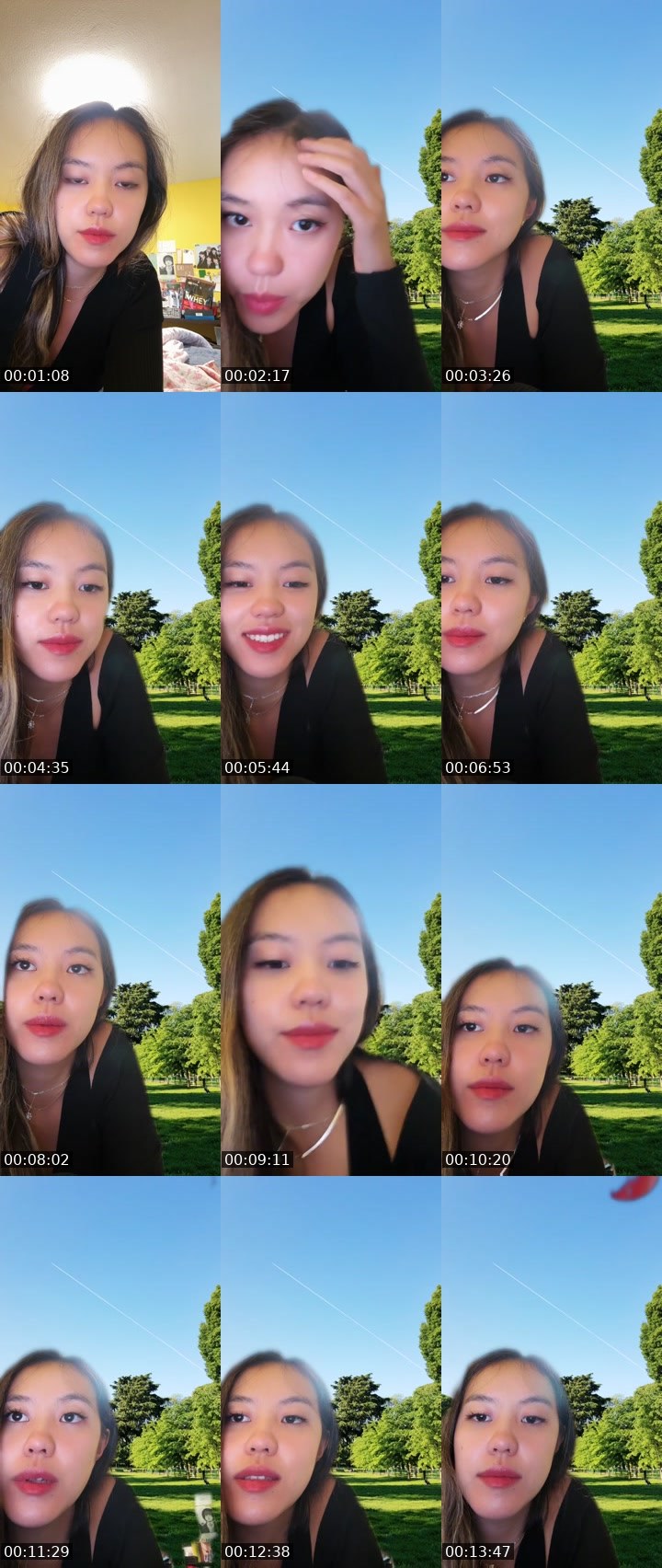 Contact-sheet preview of __jazzyminnie's Liveme recording