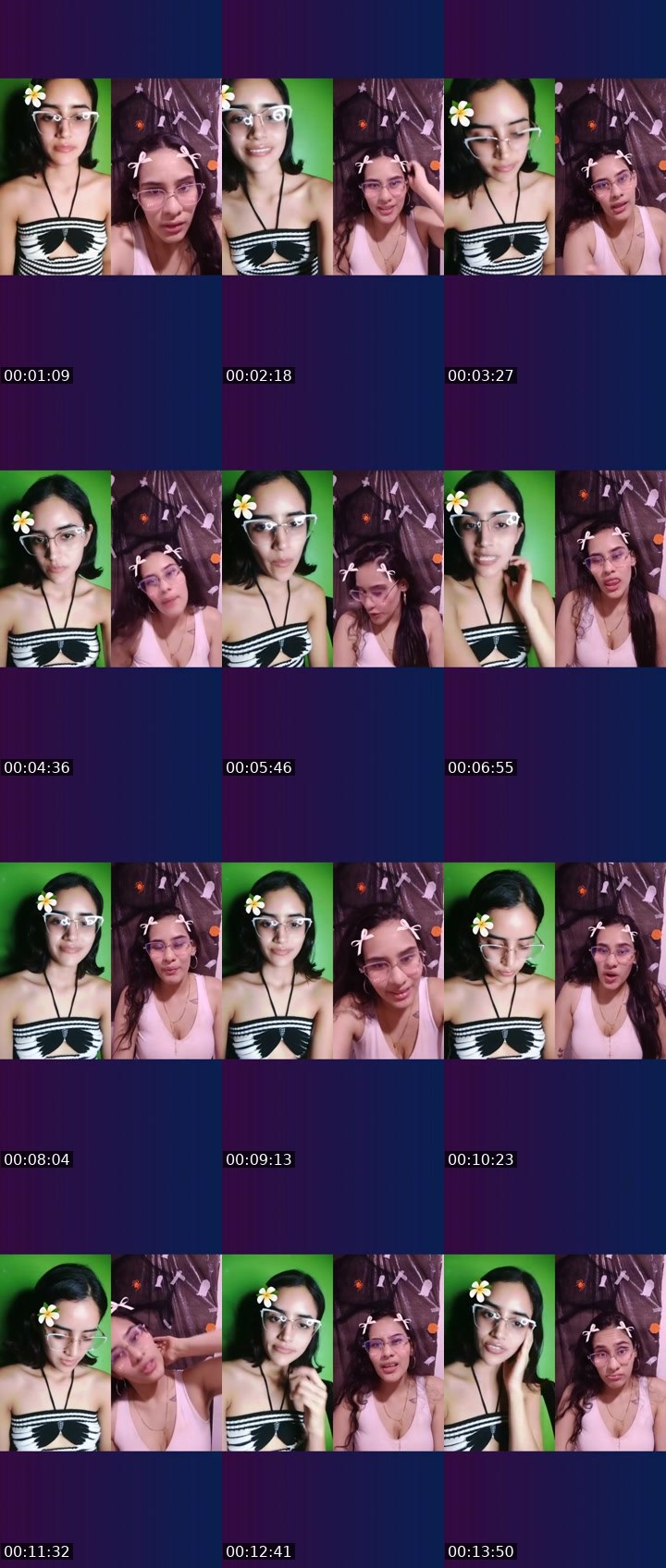 Contact-sheet preview of 🫧🌪️Ashley.P 🔥's Liveme recording