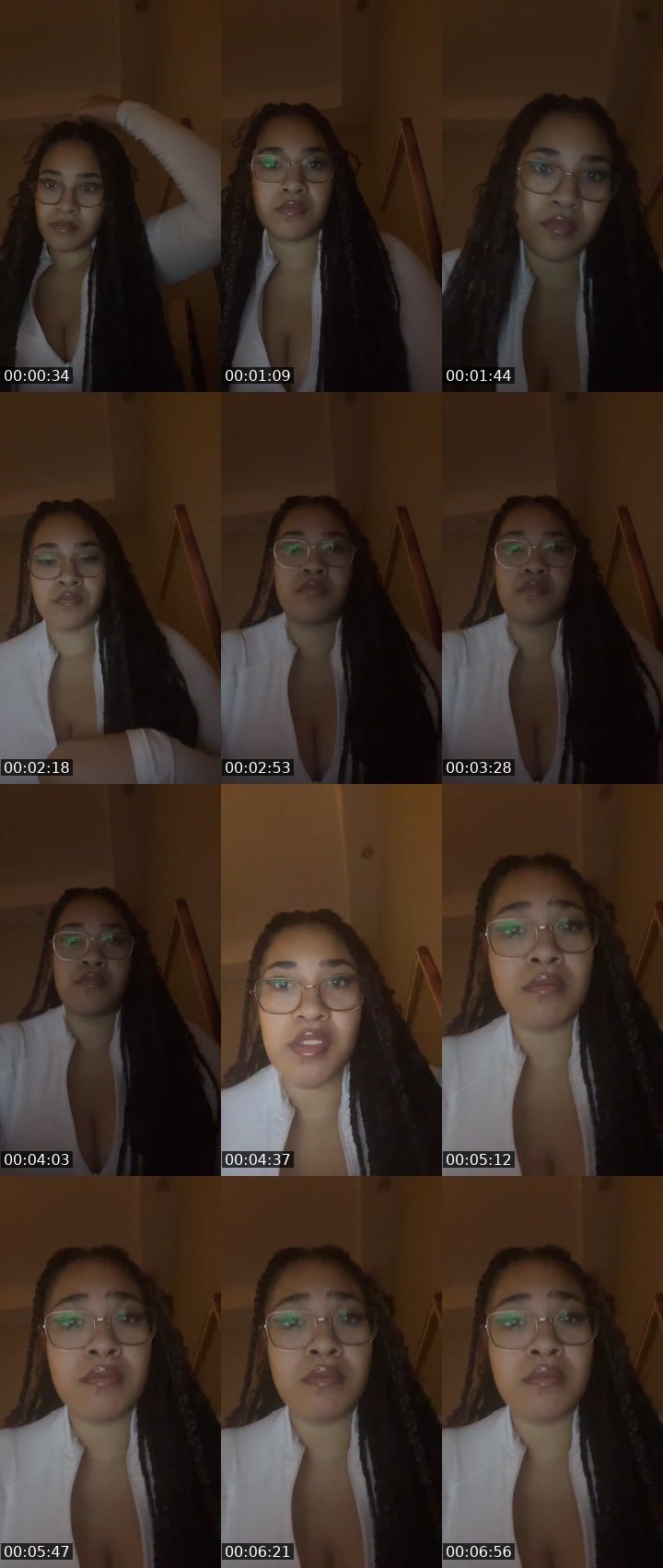 Contact-sheet preview of ItsJustMeAbii's Liveme recording