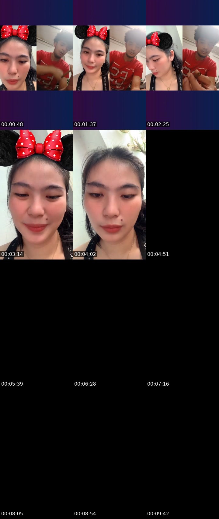 Contact-sheet preview of ℹ️Celine🩷's Liveme recording