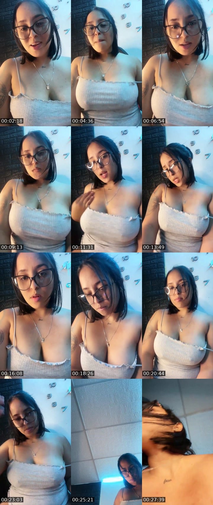 Contact-sheet preview of Baddie 👑⃤ 😈🍑's Liveme recording
