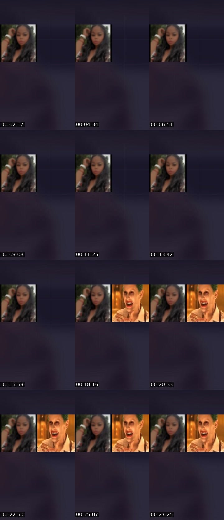 Contact-sheet preview of 🎭⃤ ČĤÚĹĂ 🇩🇴🇯🇲〽️'s Liveme recording