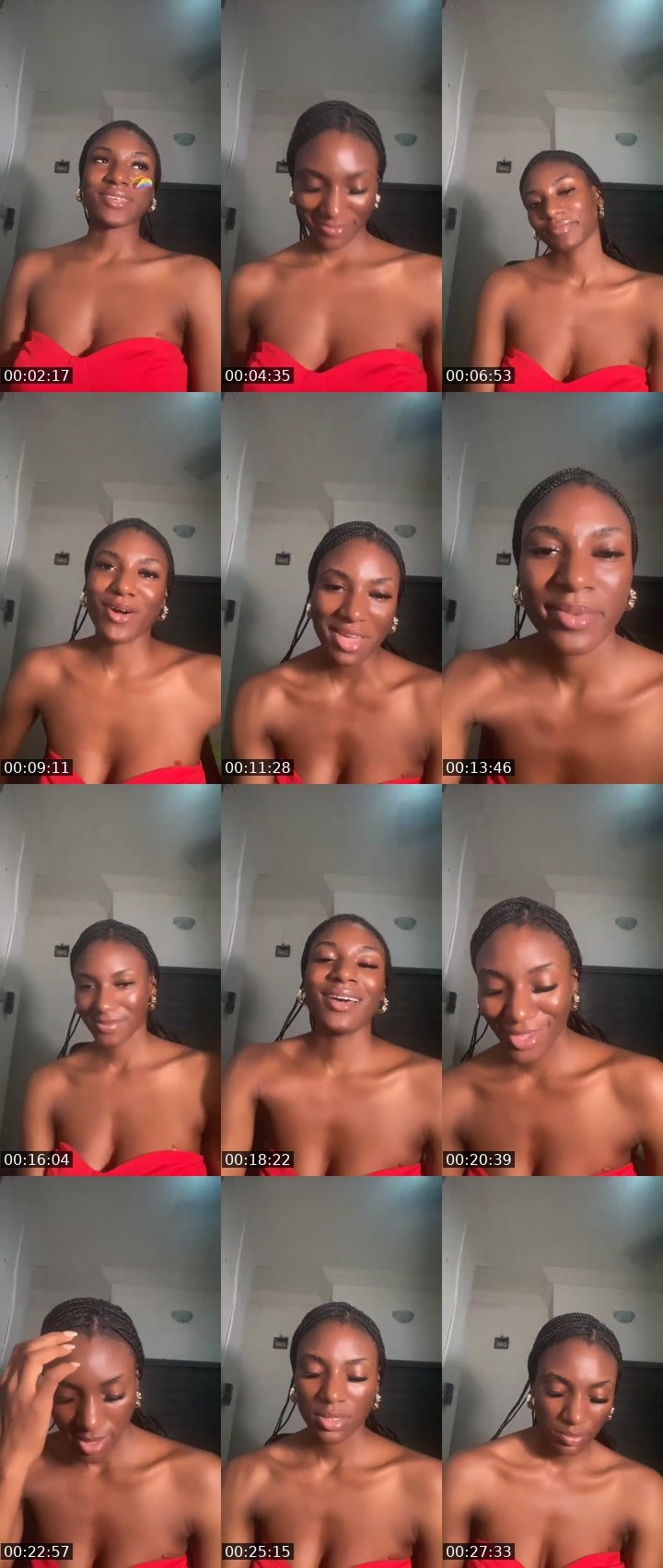 Contact-sheet preview of APHRODITE💰's Liveme recording