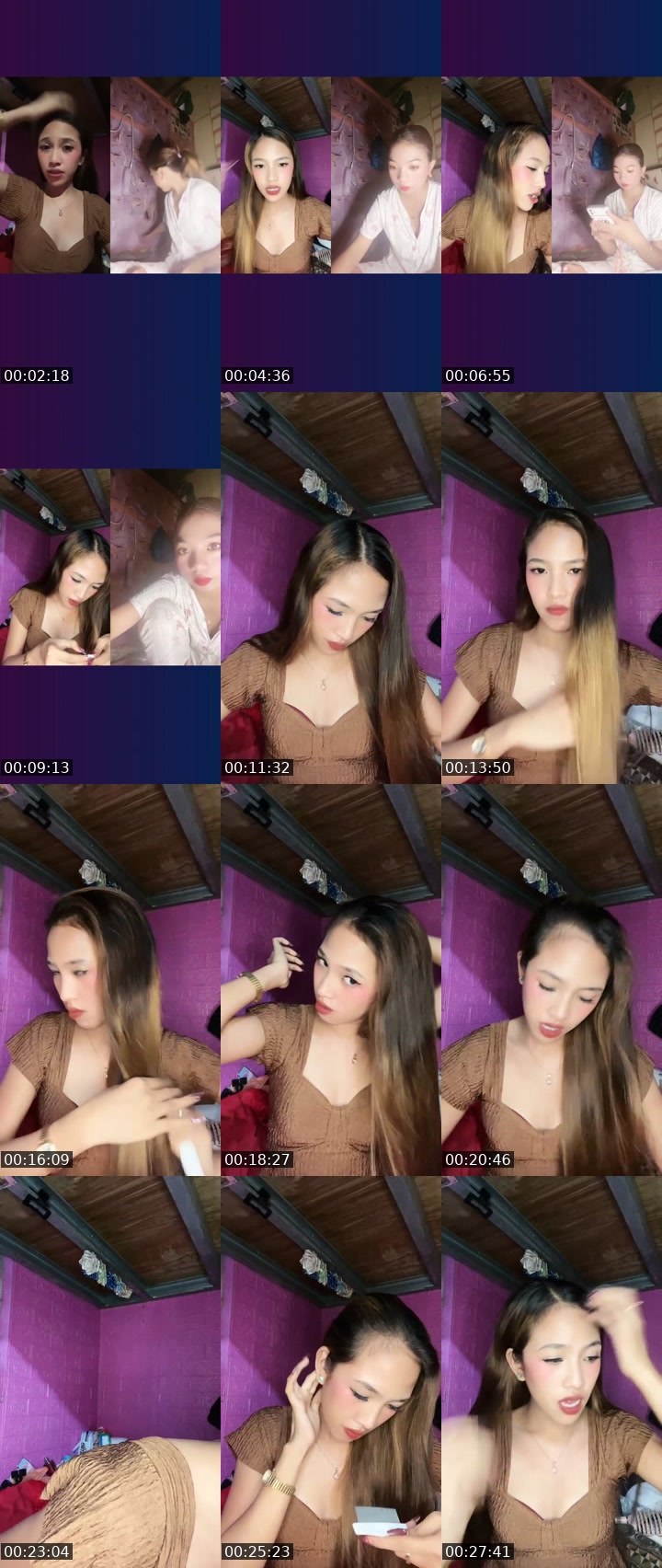 Contact-sheet preview of 🍃👸Nova🧜's Liveme recording