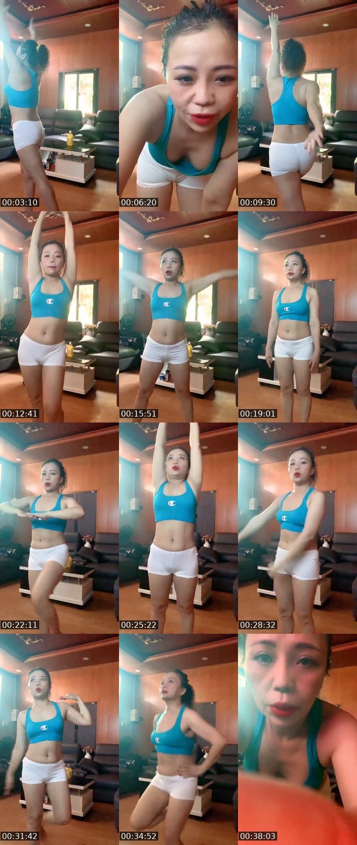 Contact-sheet preview of Kimkim💃🏻's Liveme recording