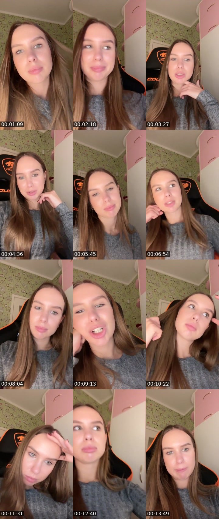 Contact-sheet preview of Vallleriia's Liveme recording