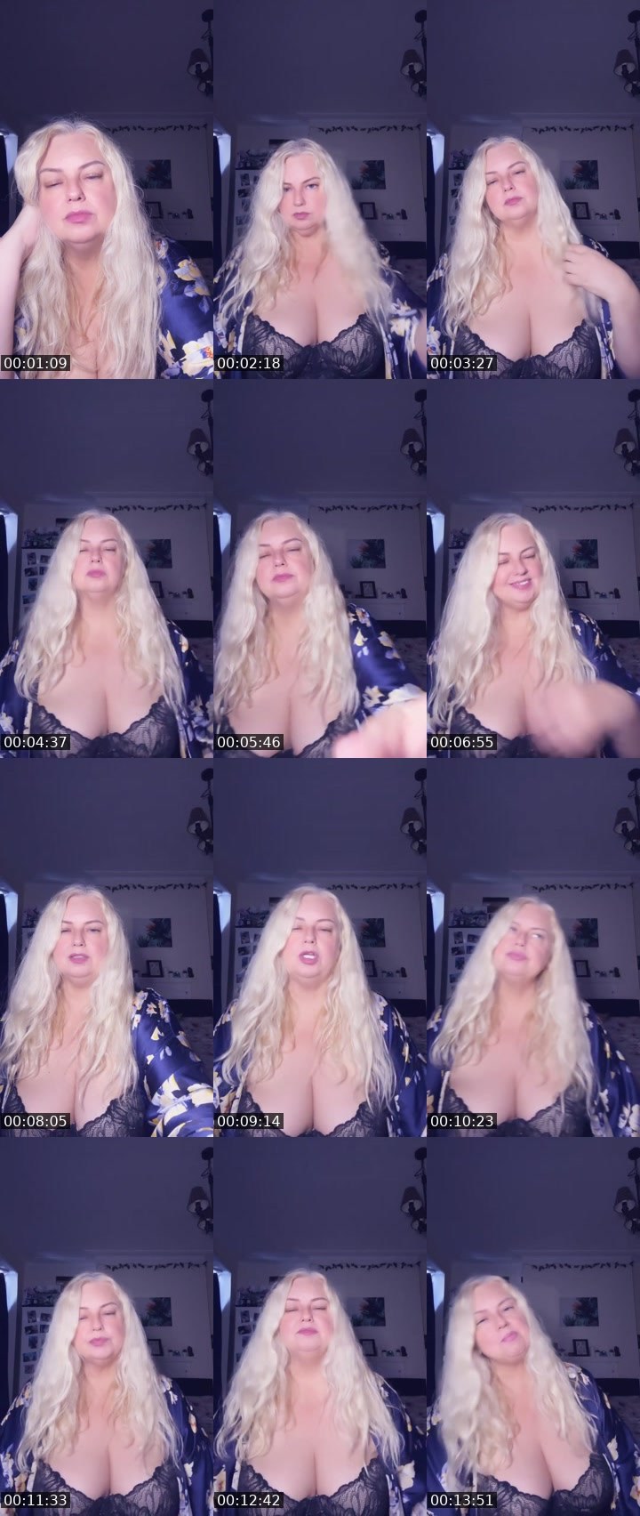 Contact-sheet preview of Lory Velvet🌹💋's Liveme recording