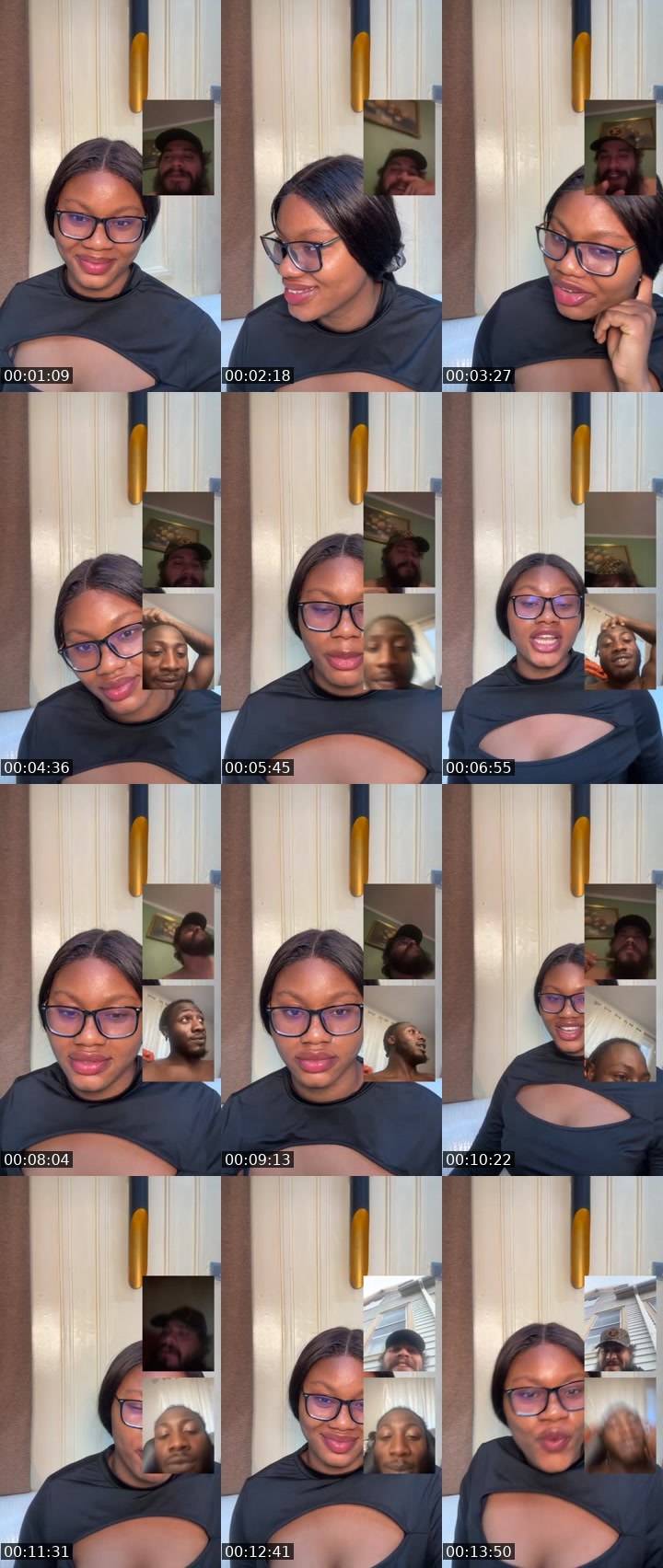 Contact-sheet preview of 🏦Kammalita✊🏾's Liveme recording
