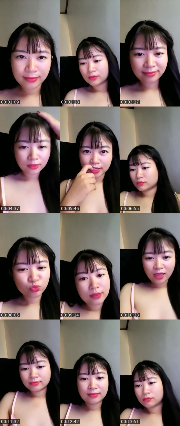 Contact-sheet preview of Luna♥️'s Liveme recording