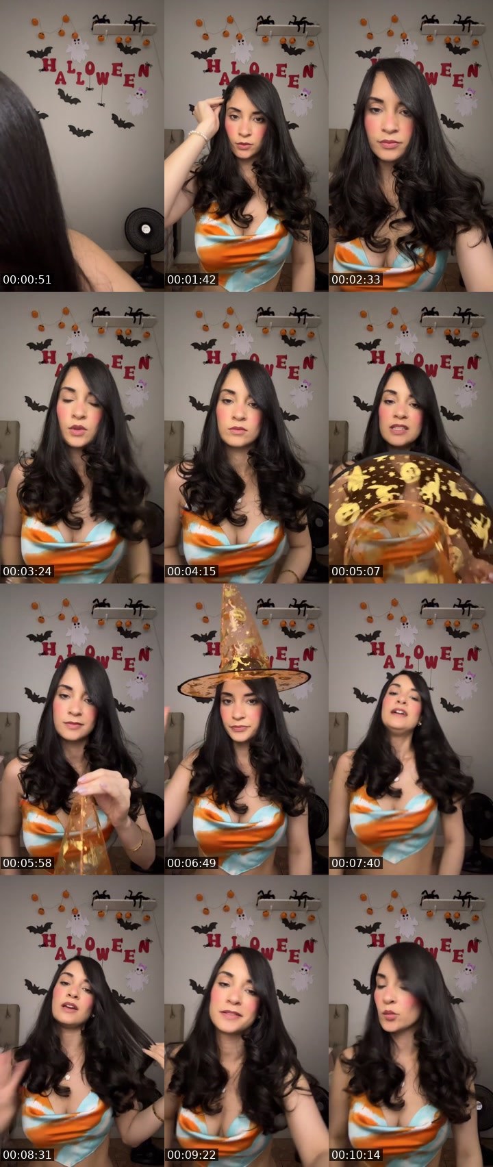 Contact-sheet preview of 🫧Mandy🐆's Liveme recording
