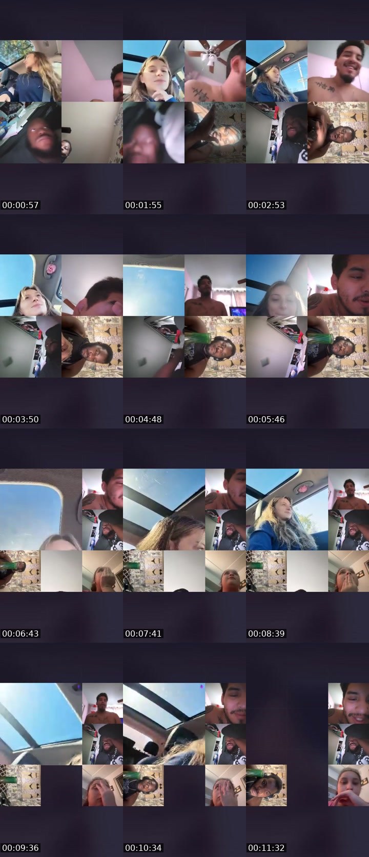 Contact-sheet preview of 𝘬​ᥴ ꪖ​ꪀ​ꪀ🔆's Liveme recording