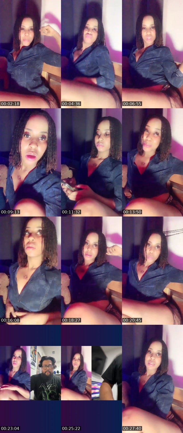 Contact-sheet preview of 🍑Curvy Goddess's Liveme recording