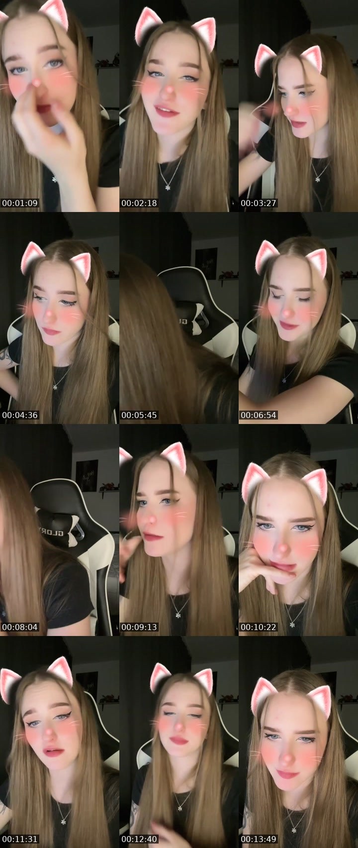 Contact-sheet preview of 💫 Ola 💫's Liveme recording