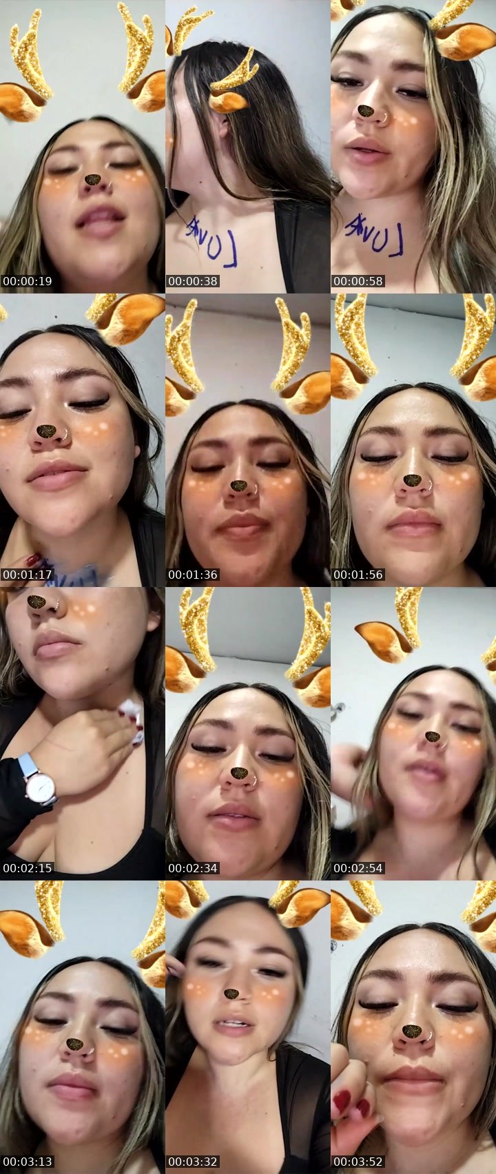 Contact-sheet preview of 𝓛𝓲𝓪💗🧿's Liveme recording
