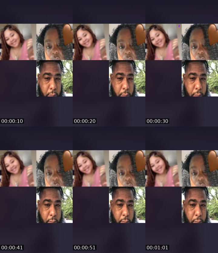 Contact-sheet preview of Mãrĩe 🤭🫶's Liveme recording