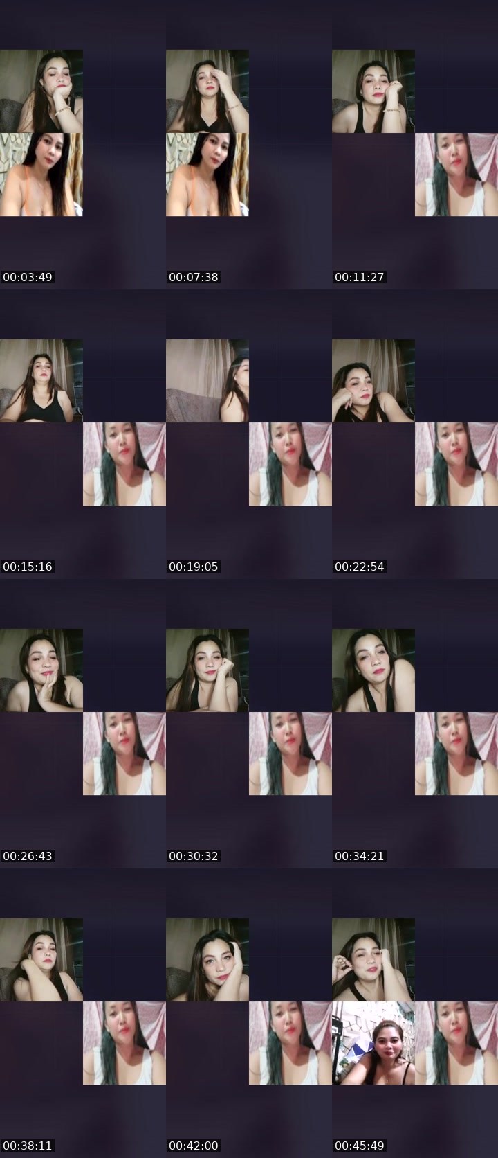 Contact-sheet preview of 👸♉Erica 🦋's Liveme recording