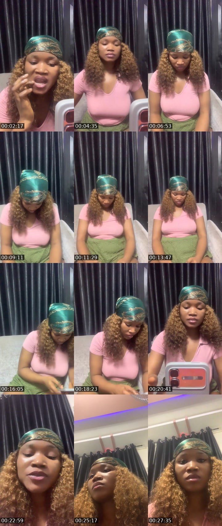 Contact-sheet preview of ⏏️ 𝗗𝘢𝘆𝘇𝘦🎭🗝️'s Liveme recording