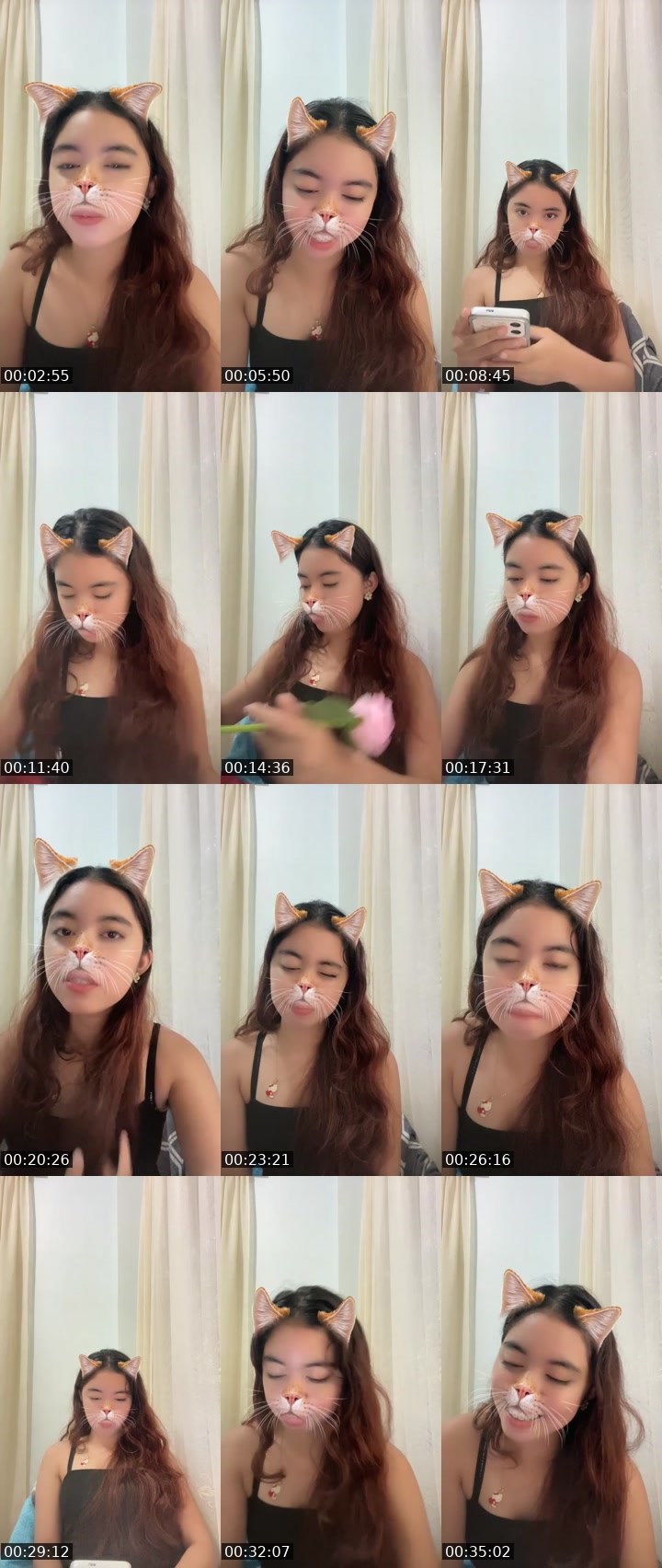 Contact-sheet preview of 👸eula🧚‍♀️'s Liveme recording
