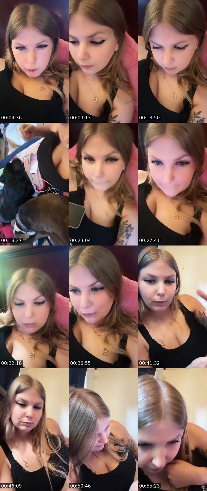 Contact-sheet preview of 🍯LyssPlease💛's Liveme recording