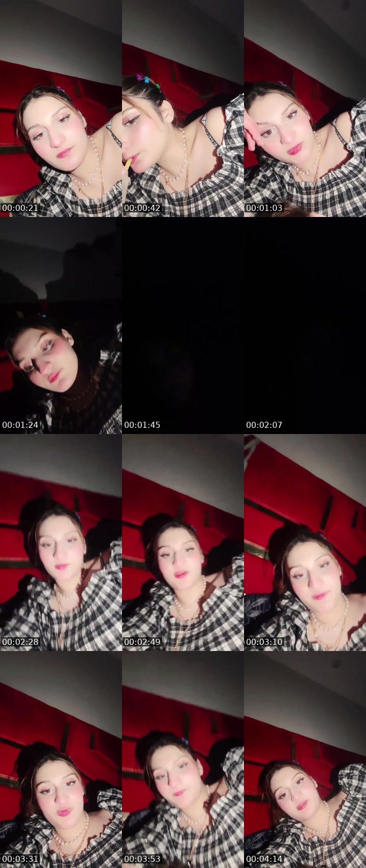 Contact-sheet preview of Hamna ayaan's Liveme recording