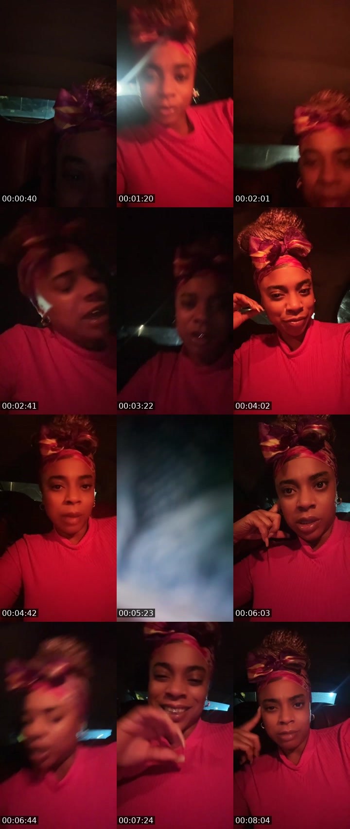 Contact-sheet preview of Miche xx's Liveme recording