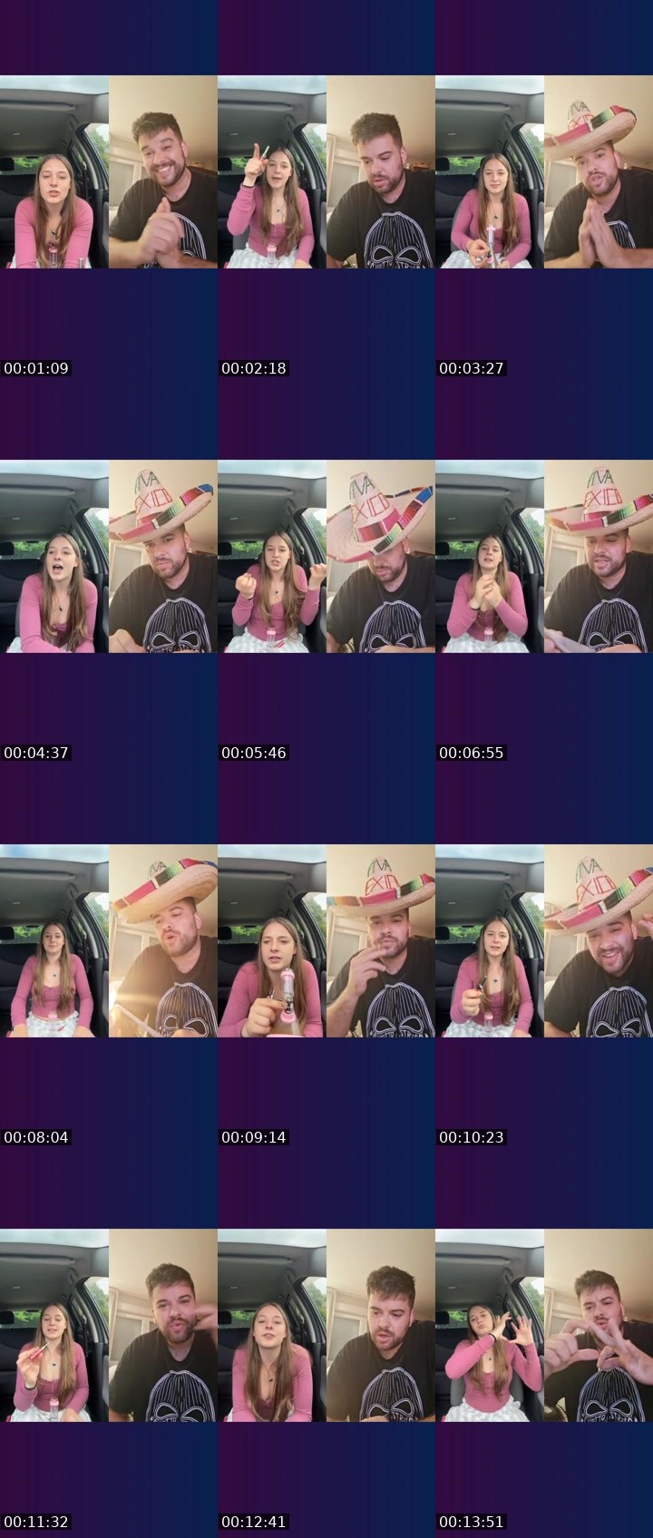 Contact-sheet preview of Shae.anh's Liveme recording